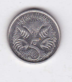 AUSTRALIA 5 CENTS 2008 HIGH GRADE