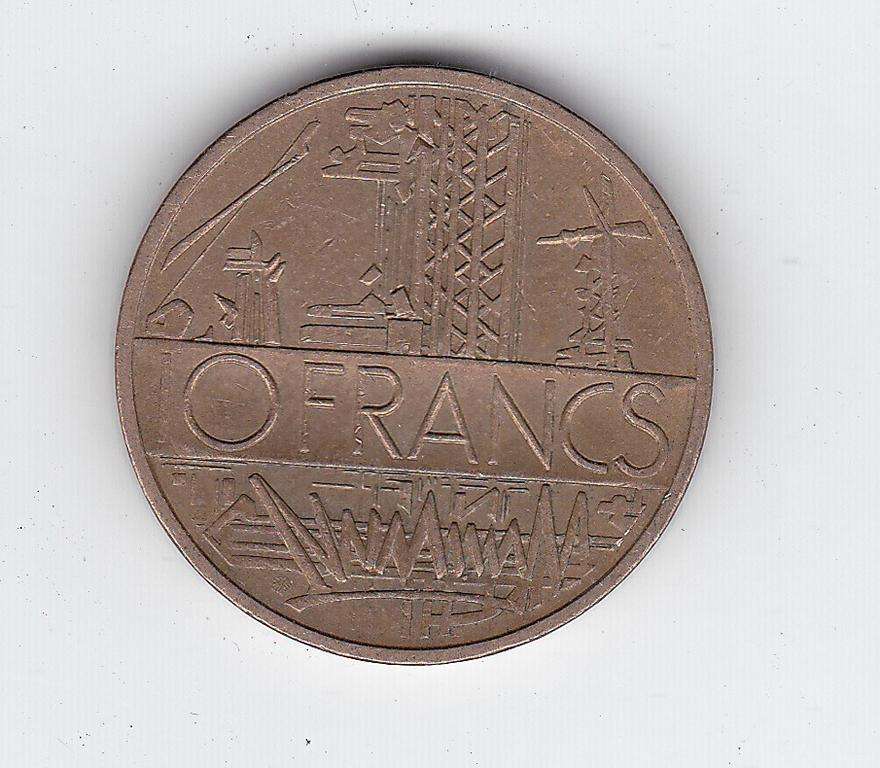 FRANCE 10 FRANCS 1980