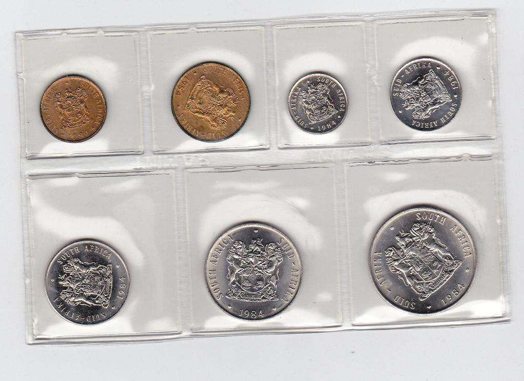 SOUTH AFRICA MINT PACK 1984