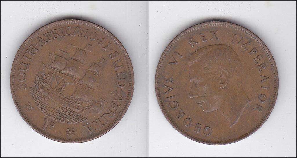 SOUTH AFRICA PENNY 1941