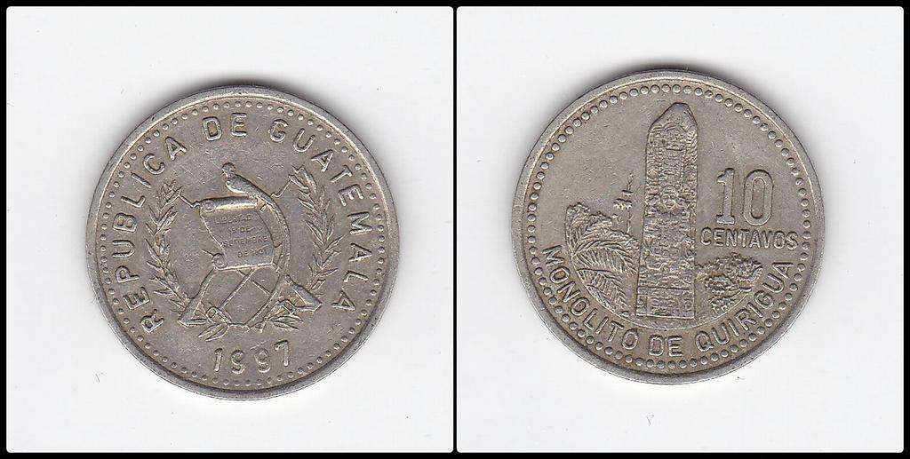 GUATEMALA 10 CENTAVOS 1997