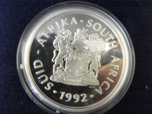SOUTH AFRICA TWO RAND COIN TECHNOLOGY 1992(IN BOX) - SILVER(OUNCE) - HIGH GRADE
