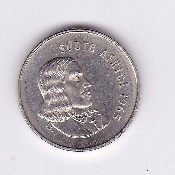 SOUTH AFRICA 5 CENTS 1965 - HIGH GRADE