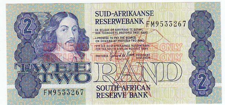 TWO RAND GERHARD DE KOCK FM9533267 3RD ISSUE 1983/9 - HIGH GRADE