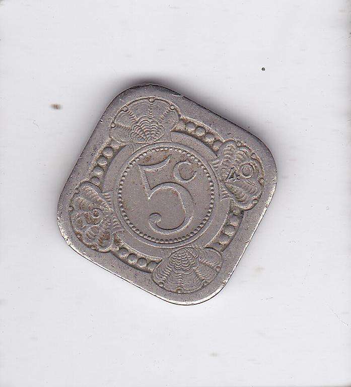 NETHERLANDS 5 CENTS 1949