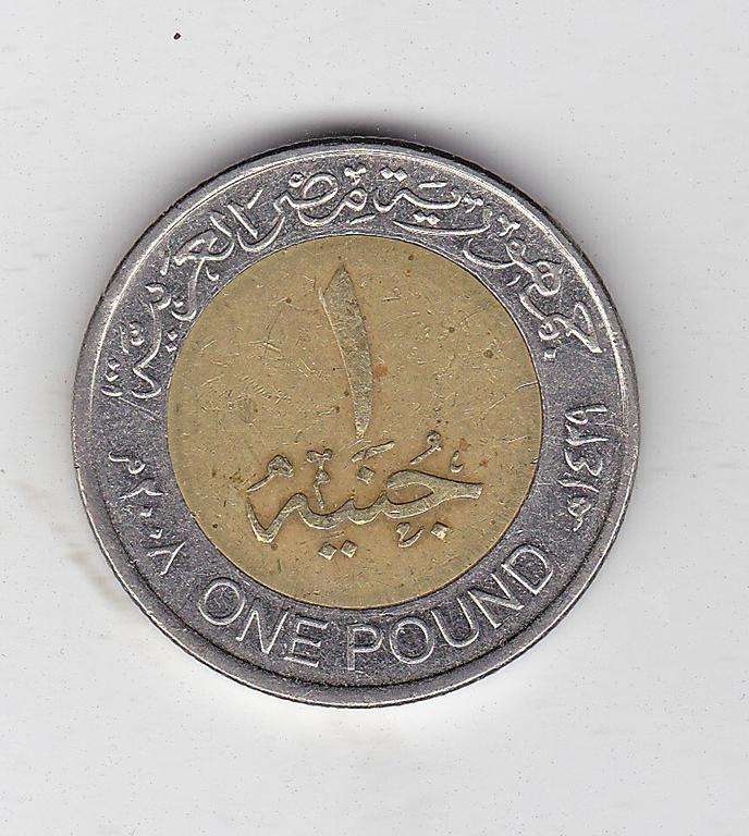 EGYPT 1 POUND BI-METAL