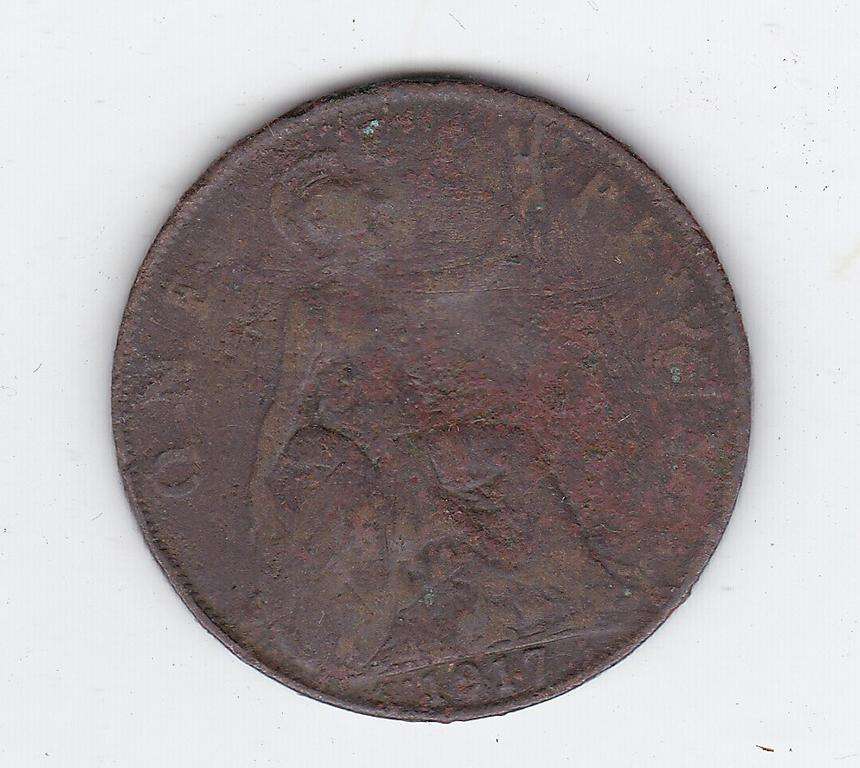 GREAT BRITAIN 1 PENNY 1917