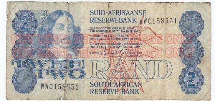 REPLACEMENT TWO RAND GERHARD DE KOCK WW0158531 SCARCE