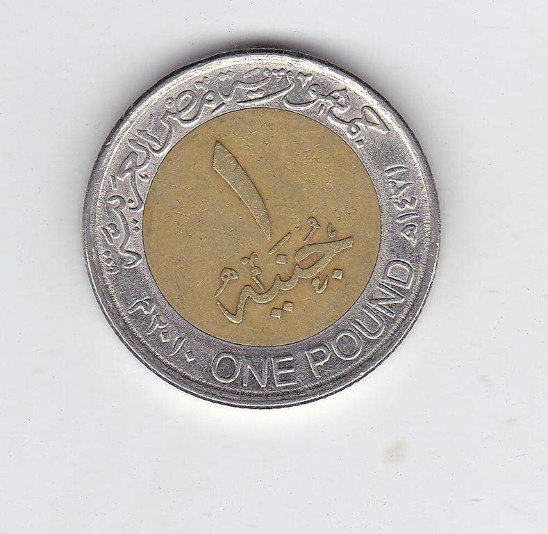 EGYPT 1 POUND BI-METAL