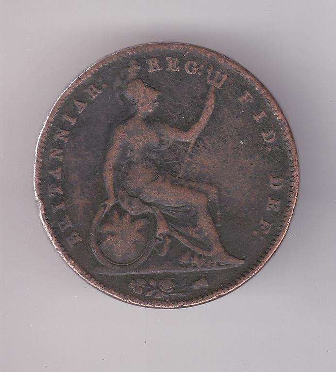 GREAT BRITAIN 1 PENNY 1856
