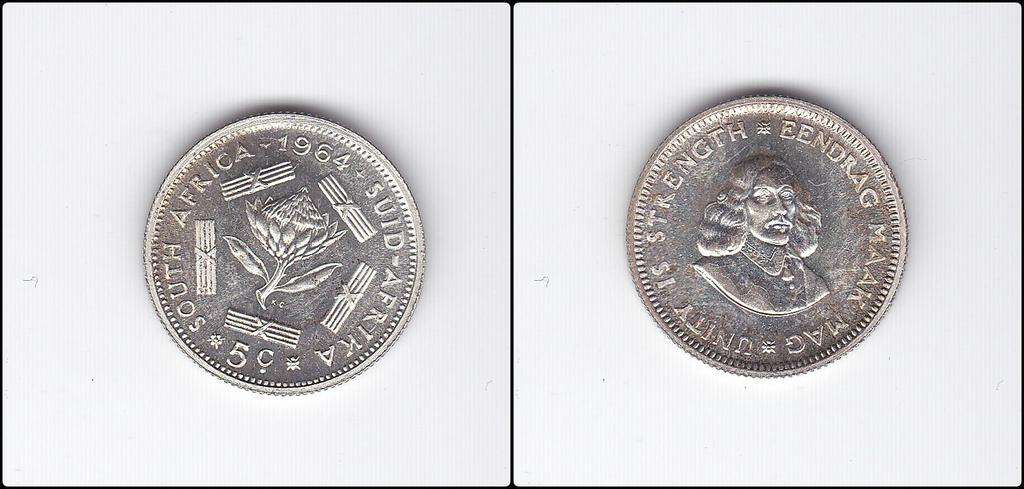 SOUTH AFRICA 10 CENTS 1964 - HIGH GRADE