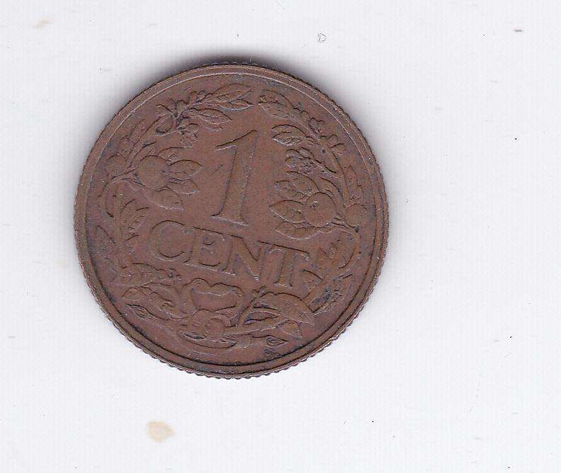 NETHERLANDS 1 CENT 1937