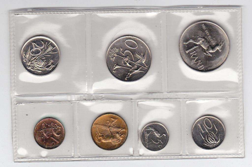 SOUTH AFRICA MINT PACK 1986