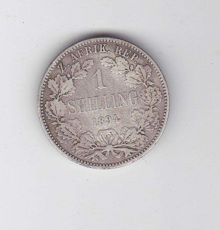 ZAR KRUGER ONE SHILLING 1894 CAT VALUE F=R950