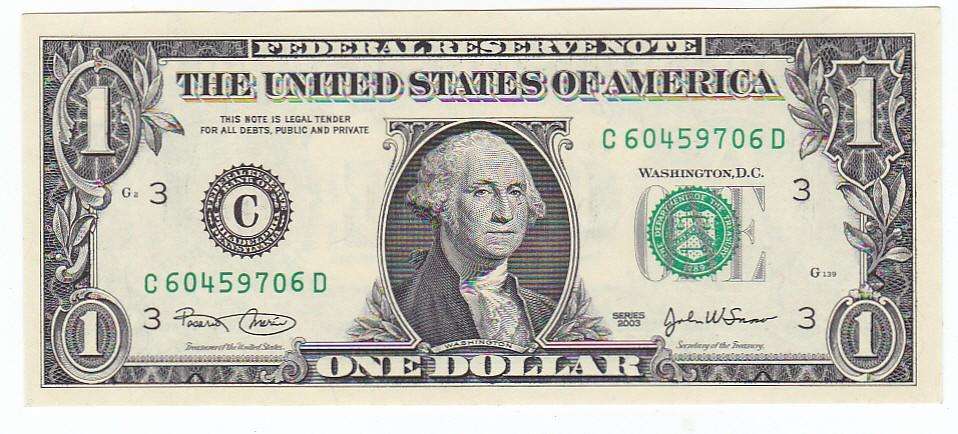 USA 1 DOLLAR SERIES 2003 C 60459706 D - HIGH GRADE