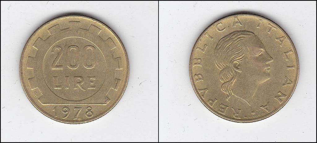 ITALY 200 LIRE 1978