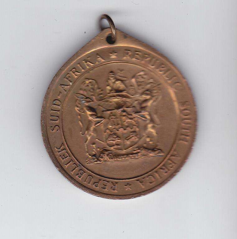 SOUTH AFRICA REPUBLIC MEDAL 31-5-1961