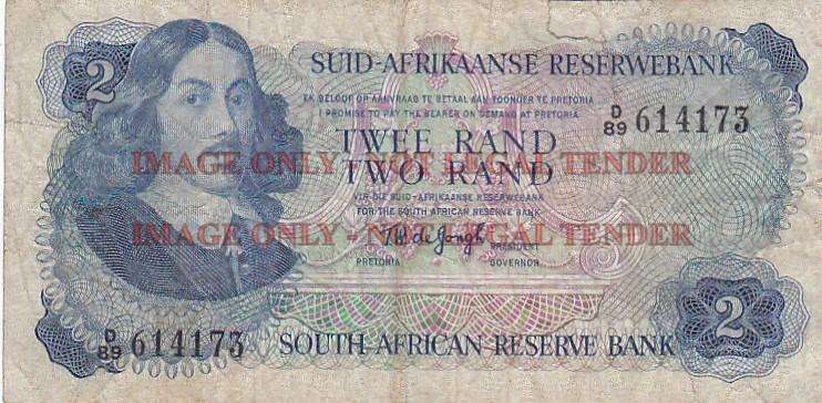 SOUTH AFRICA 2 RAND DE JONGH D89 614173