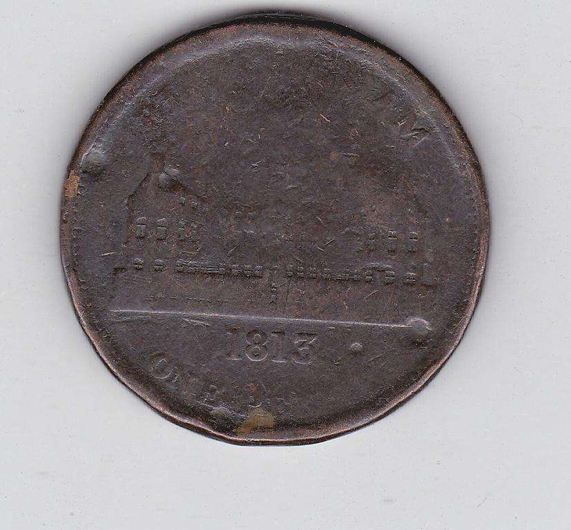 BIRMINGHAM ONE PENNY 1813  WORKHOUSE TOKEN