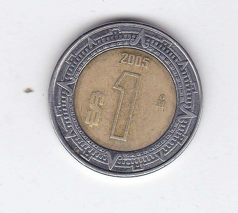 MEXICO 1 PESO 2005 BI-METAL