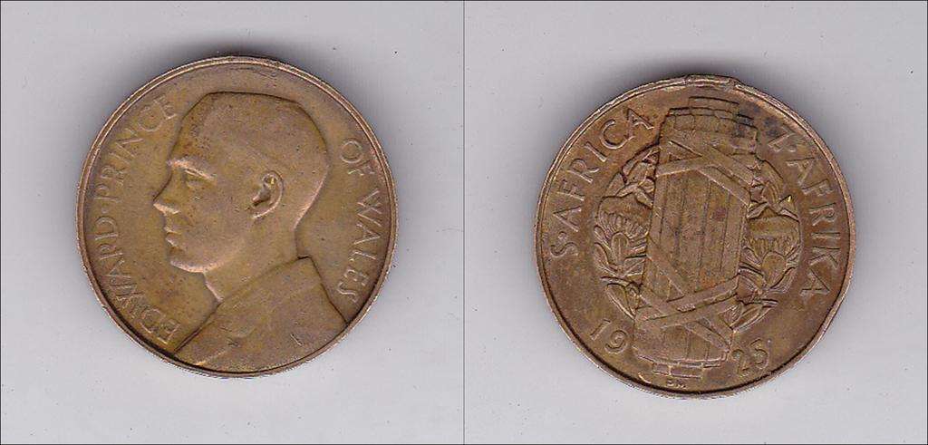 VISIT OF PRINCE EDWARD 1925 MEDAL SOUTH AFRICA