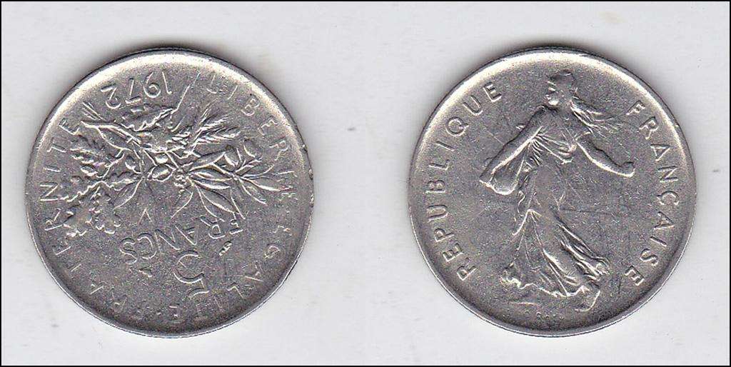 FRANCE 5 FRANKS 1972