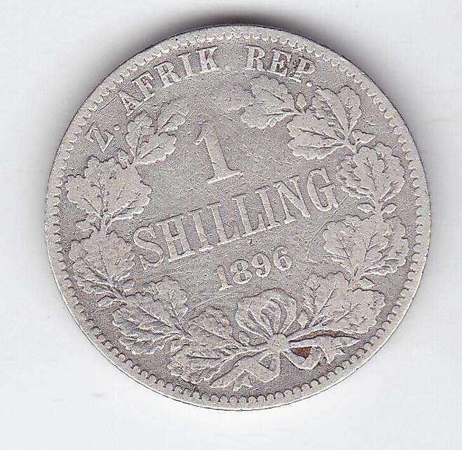 ZAR SHILLING 1896