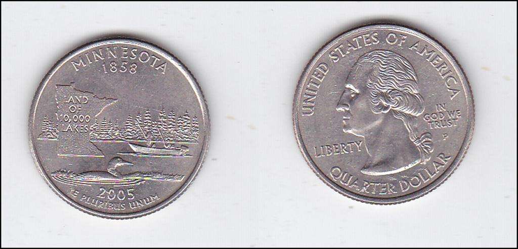 USA QUARTER MINNESOTA 2005 HIGH GRADE