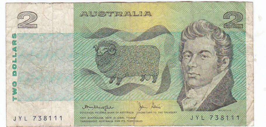 AUSTRALIA 2 DOLLARS JYL 738111