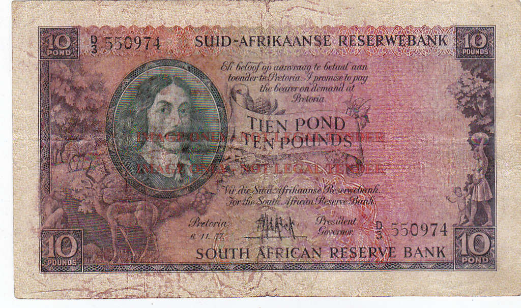 TEN POUNDS DE KOCK 6.11.57 D 3 550974