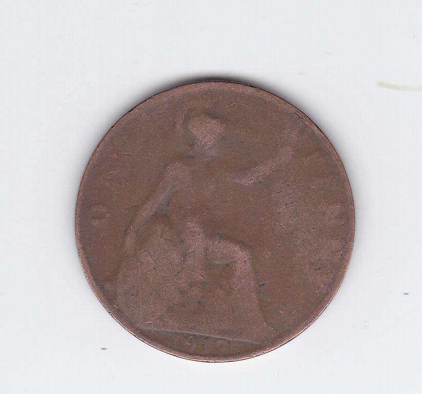 GREAT BRITAIN ONE PENNY 1917