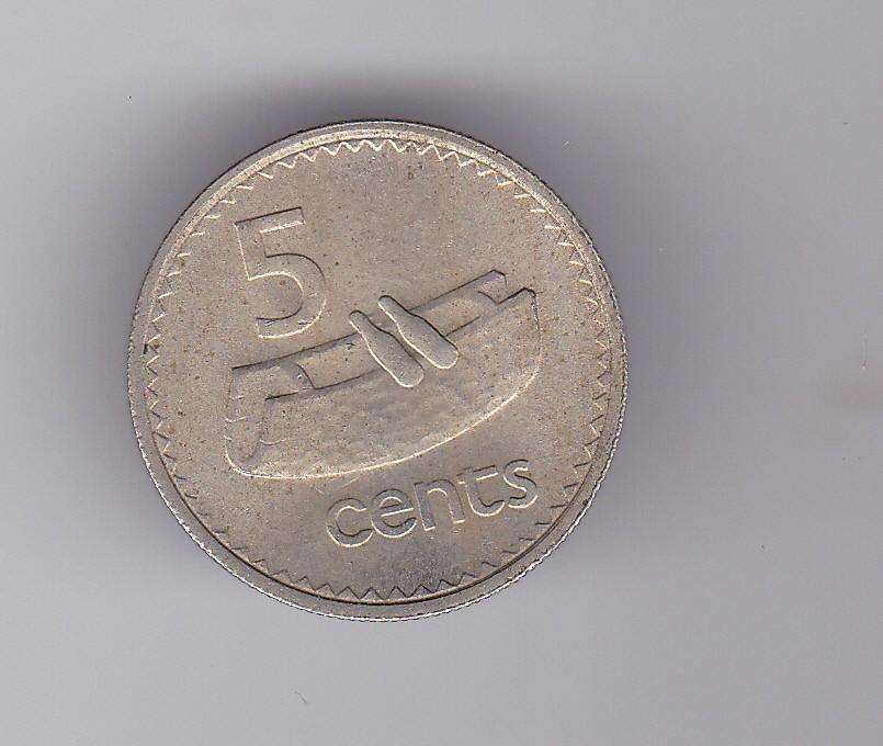 FIJI 5 CENTS 1969