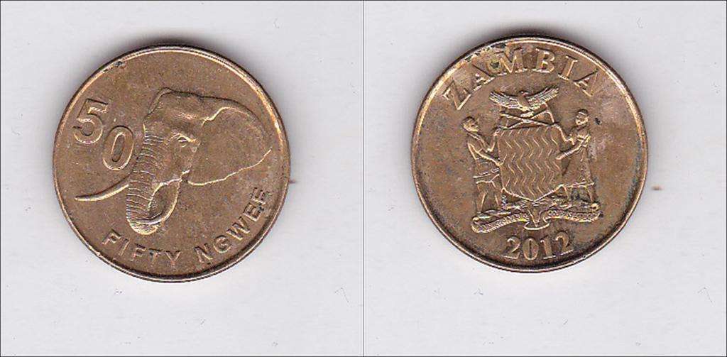 ZAMBIA 50 NGWEE - 2012
