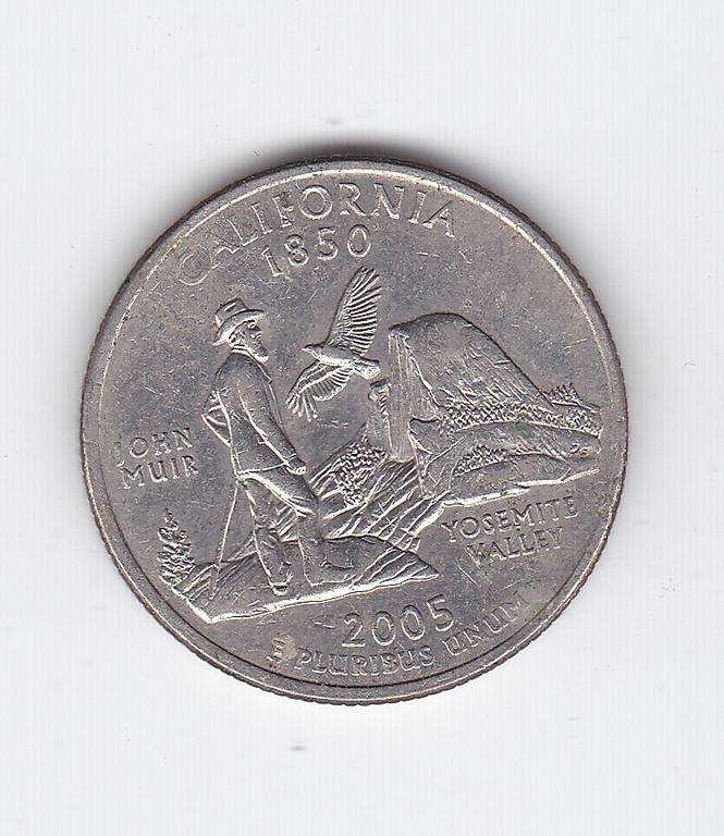 USA QUARTER DOLLAR CALIFORNIA 2005