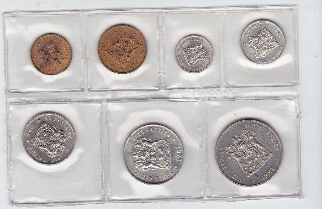 SOUTH AFRICA MINT PACK 1981