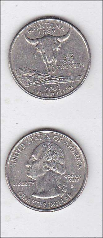 USA QUARTER MONTANA 2007