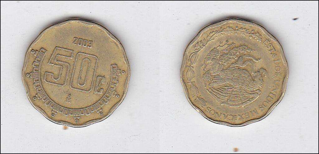MEXICO 50 CENTS 2003