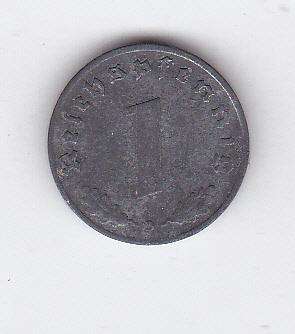 GERMANY 1 PFENNIG 1943 SWASTIKA
