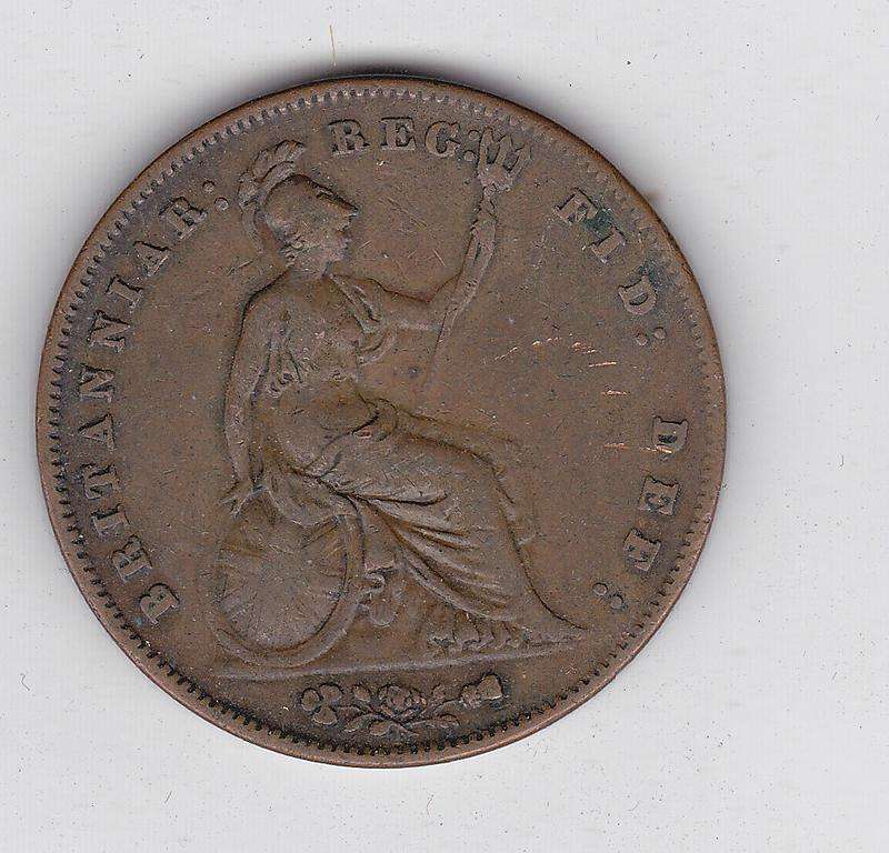 GREAT BRITAIN PENNY 1858