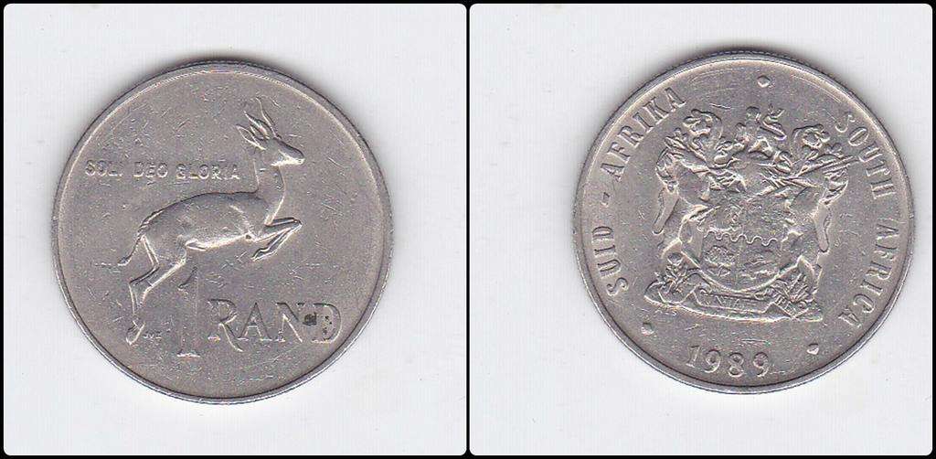 SOUTH AFRICA 1 RAND 1989