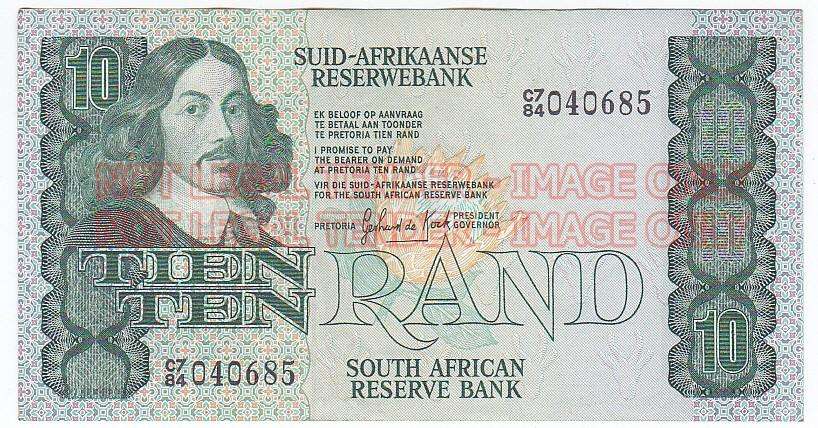 TEN RAND GERHARD DE KOCK C784 040685 -HIGH GRADE