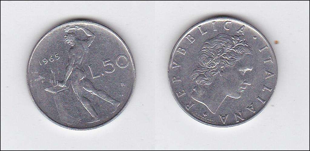 ITALY 50 LIRE 1965