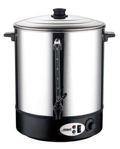 Heavy Duty [ 35L ] Jumbo Size 35 Liter Electric Water Boiler [ Double Wall ] StainlessSteel