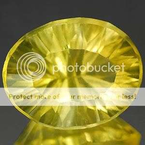 Concave Cut 9.28 Ct. Natural Yellow Flourite Unheated Gemstone - See All My Mew Items
