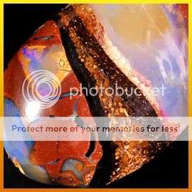 STUNNING!!! 7.40Cts.SPARKLING MULTI-COLOUR Genuine Boulder OPAL (Australia)