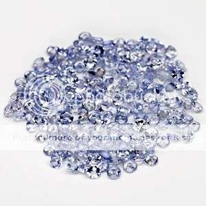 AAA 4.99Cts**190** PIECES. ***1.7-1.8mm Violet Blue Tanzanite Rounds LOT! - 100% Natural tanzanites!