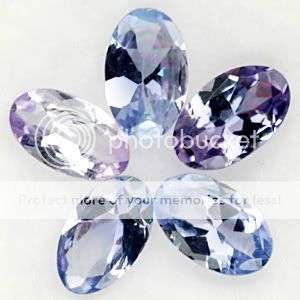 Gorgeous! ***5 Pieces*** Oval Blue Purple Tanzanite lot - 100% Natural Tanzanites