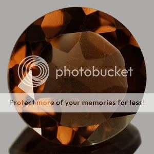 AAA 3.70Ct VVS Round Cut Natural SMOKY QUARTZ  - 100% Natural Earth Mined!