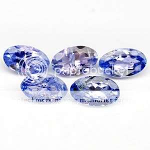 Superb! 1.01 Ct.s (5Pcs) Oval Blue Purple Tanzanite lot - 100% Natural Tanzanites