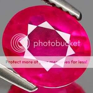 AAA 3.18Ct. Stunning Natural Oval Red Pink Ruby Gemstone - Exact Photos taken of stones!